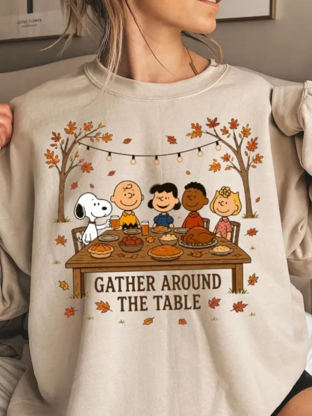 Sand Gather Around The Table Crewneck Sweatshirt